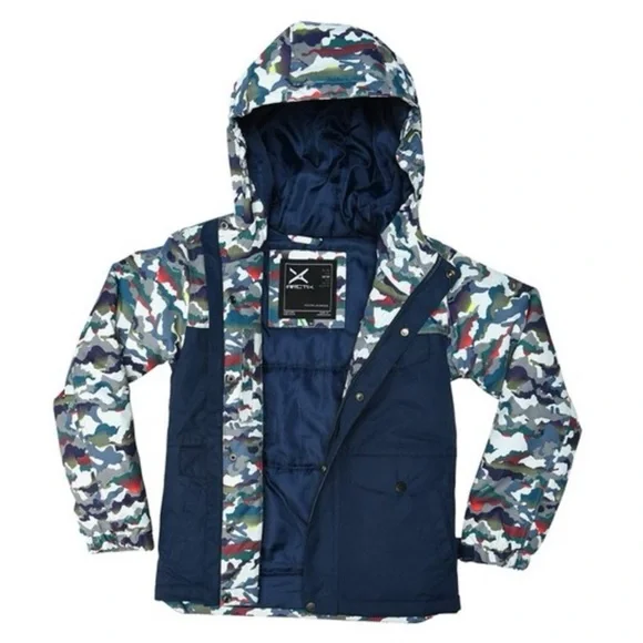 NEW! Arctix Camo Slalom Insulated Winter Jacket boys Size Med NWOT - Picture 3 of 15